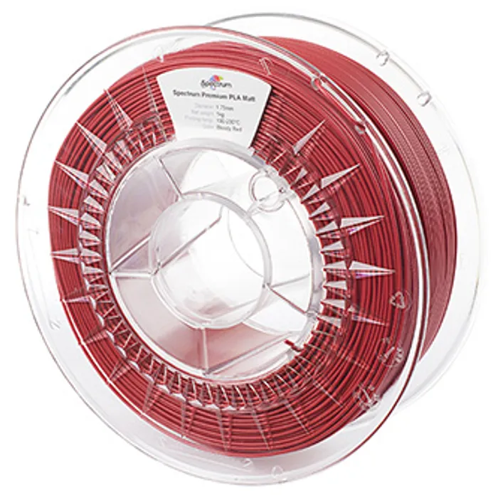 Termék főképe Spectrum 3D filament, PLA Matt, 1,75mm, 1000g, 80240, bloody red