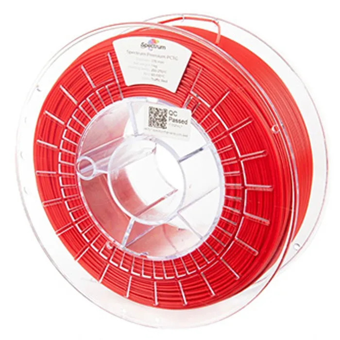 Termék főképe Spectrum 3D filament, Premium PCTG, 1,75mm, 1000g, 80657, traffic red
