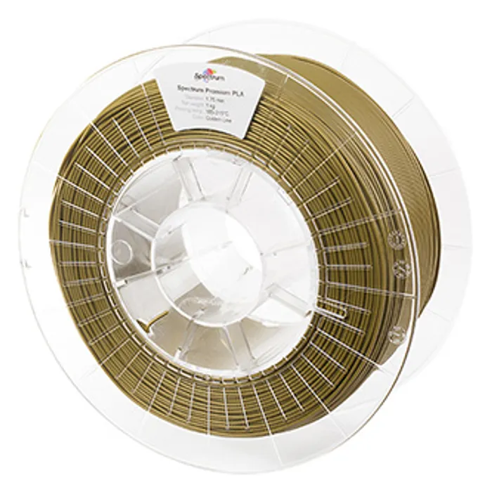 Termék főképe Spectrum 3D filament, Premium PLA, 1,75mm, 1000g, 80005, golden line