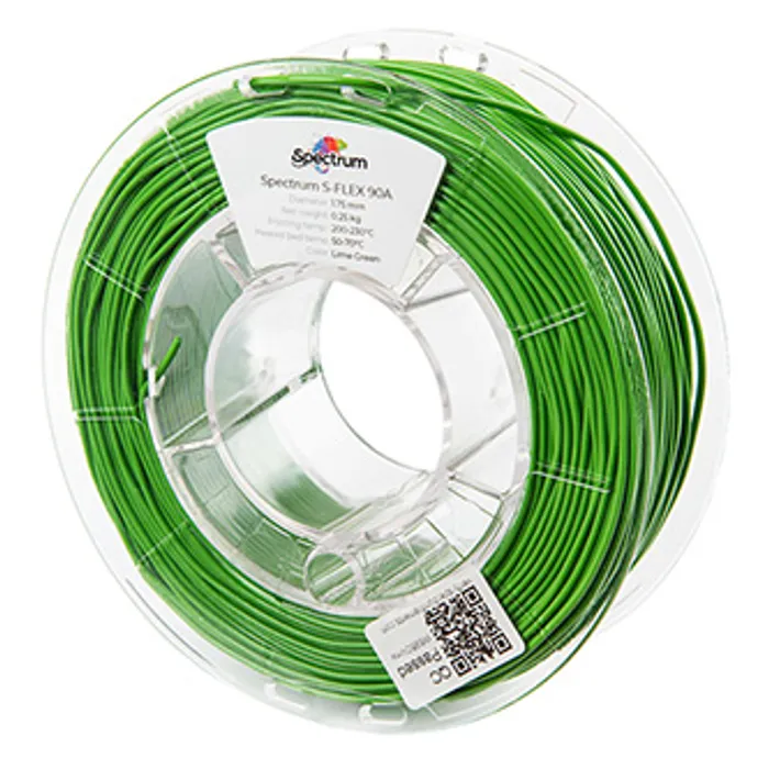 Termék főképe Spectrum 3D filament, S-Flex 90A, 1,75mm, 250g, 80253, lime green