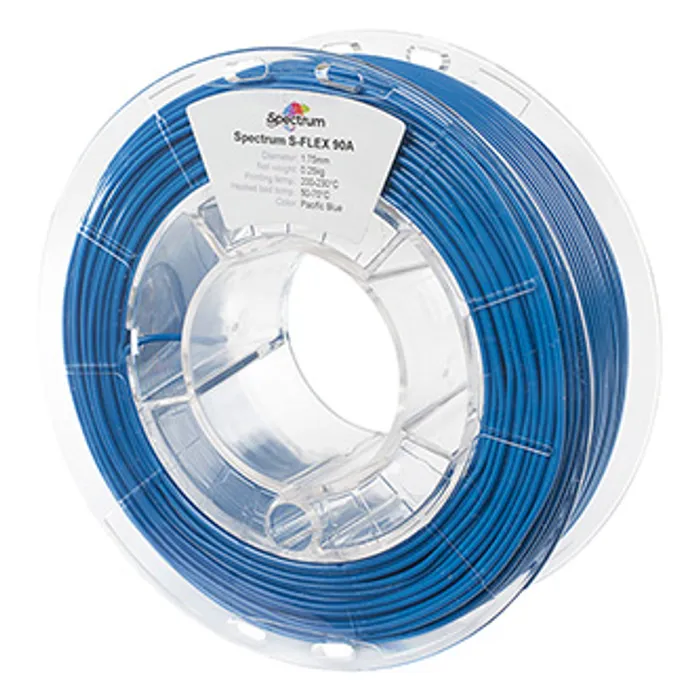 Termék főképe Spectrum 3D filament, S-Flex 90A, 1,75mm, 250g, 80264, pacific blue