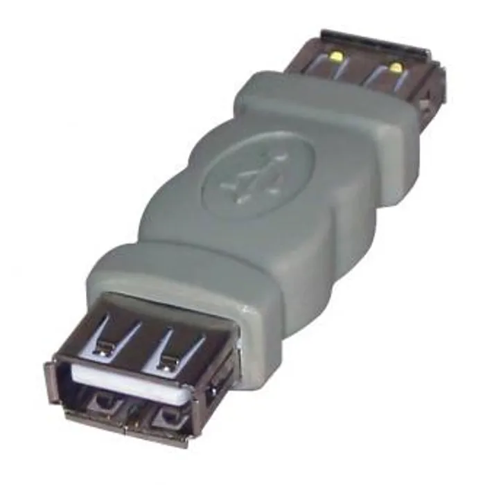 Termék főképe Spojka, (2.0), USB A (2.0) F-USB A (2.0) F, 0, šedá, Logo, blistr