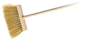 Spokar seprű bottal kalapálva, szintetikus szálak (PVC), bot 120 cm