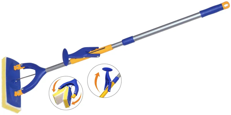 Termék főképe Spokar Mop houbový, PVA houba - funkční plocha z mikrovlákna, teleskopická tyč 26,5x9,5x3