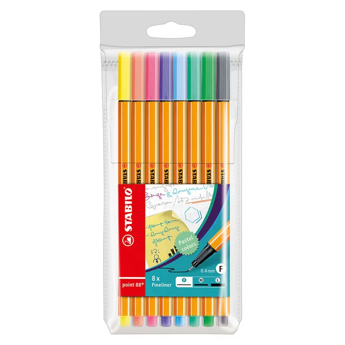 Termék főképe STABILO point 88 8 ks Sada "Pastel"