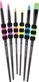 Faber-Castell Soft Touch Black ecsetek - 6 db