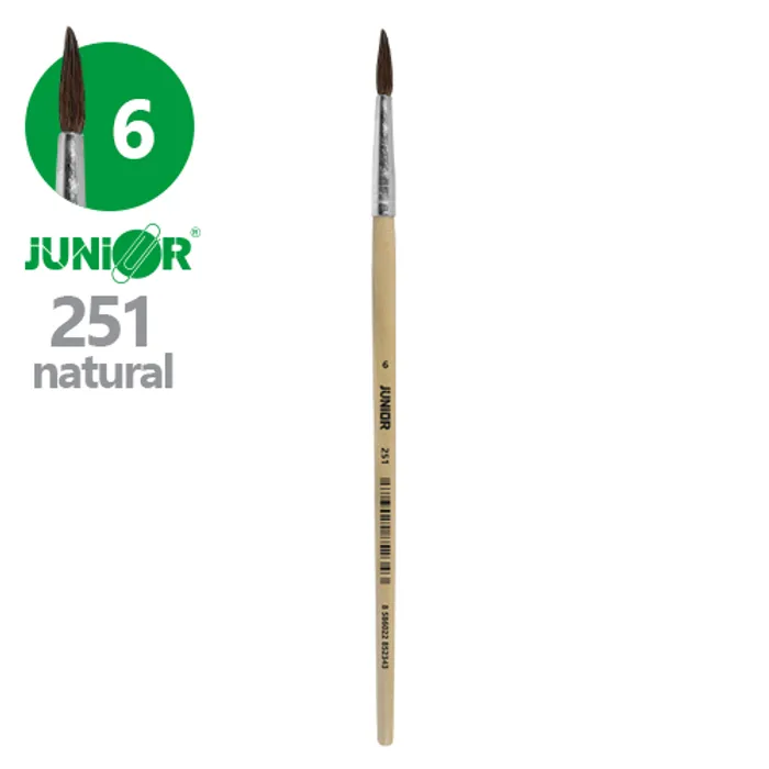 Termék főképe Štětec kulatý JUNIOR č. 6" 251 Natural