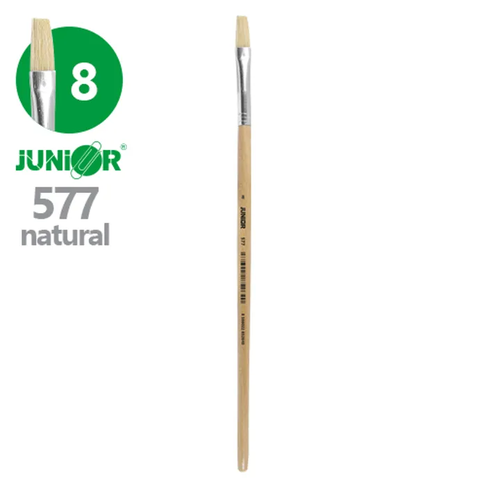 Termék főképe Štětec plochý JUNIOR 577 Natural, č. 8