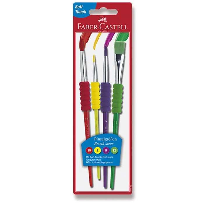 Termék főképe Štěteček Faber-Castell 481600 Soft 4 kusy