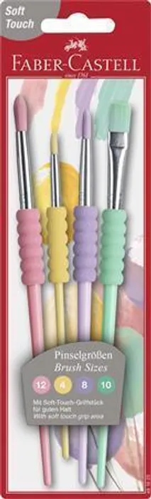 Termék főképe Štěteček Faber-Castell Soft pastelové, 4 ks