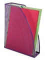 Időzítővel ellátott újságállvány, lila, A4/24x32, drótos, ALBA