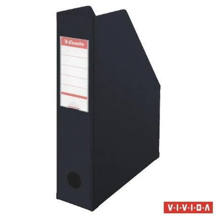 Termék főképe Stojan na časopisy, skládací, Vivida černá, 70 mm, PVC/ karton, ESSELTE