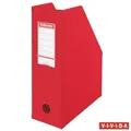 Következő termékkép Magazintartó, összecsukható, Vivida piros, 100 mm, PVC/karton, ESSELTE