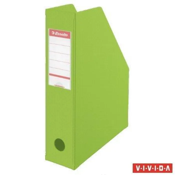Termék főképe Stojan na časopisy, skládací, Vivida zelená, 70 mm, PVC/ karton, ESSELTE