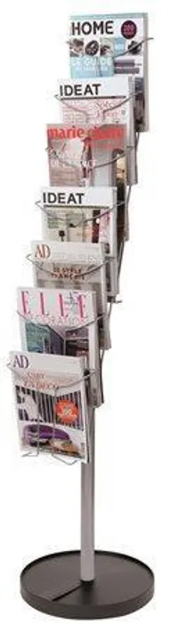 Termék főképe Stojan na katalogy, šedý, 7 oddílů, ALBA