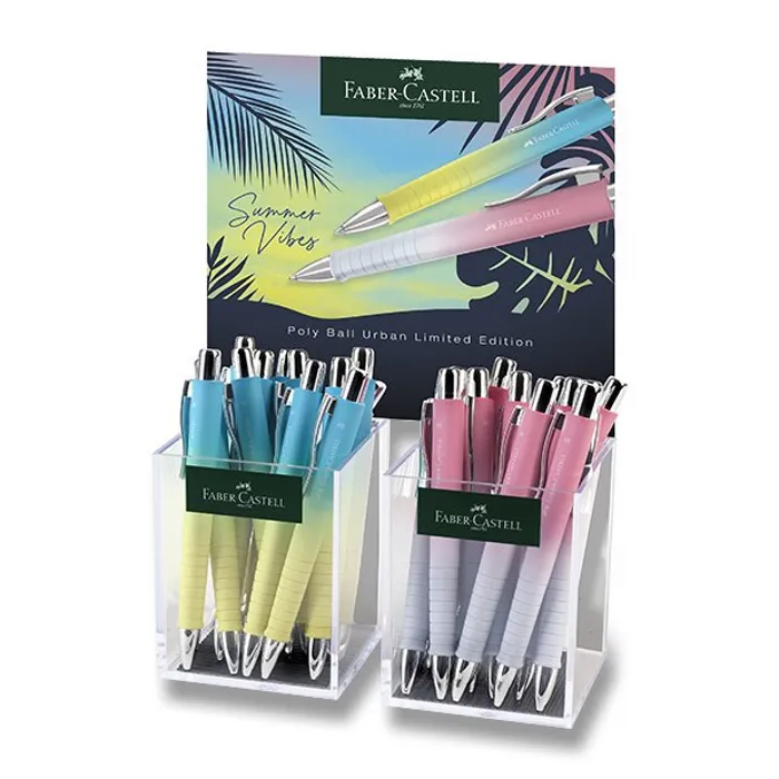Termék főképe Stojánek pro kuličková pera Faber-Castell Poly Ball XB Urban SE 24 ks