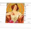 Következő termékkép Stolní 14-dňový kalendár - Alfons Mucha 2027