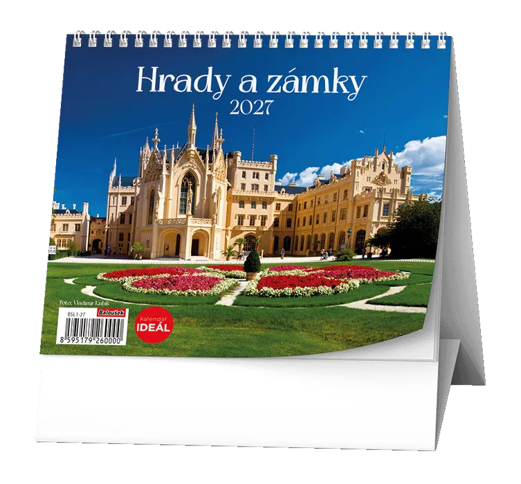Termék főképe Stolní kalendář - IDEÁL - Hrady a zámky