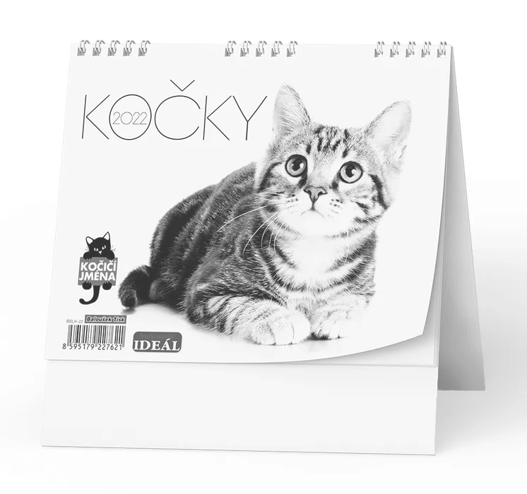 Termék főképe Stolní kalendář - IDEÁL - Kočky /s kočičími jmény/