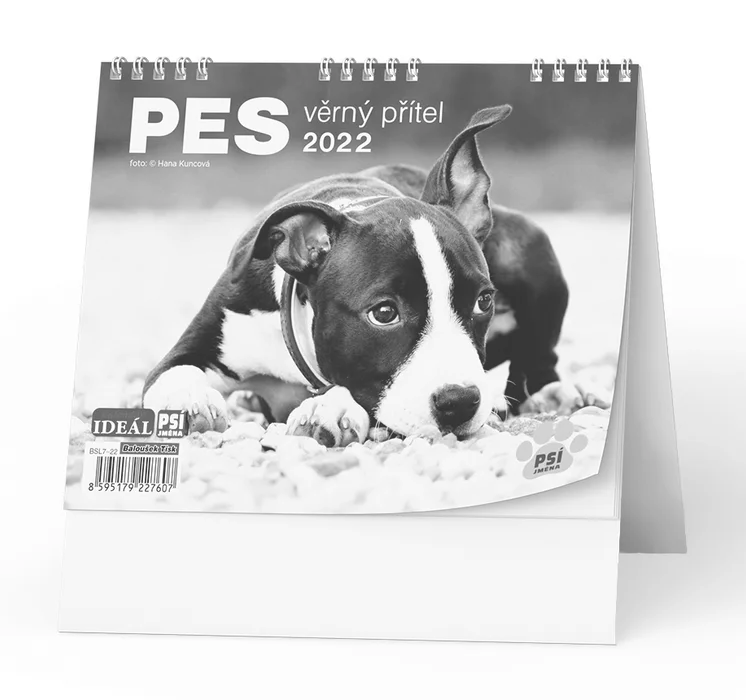 Termék főképe Stolní kalendář - IDEÁL - Pes - věrný přítel /s psími jmény/