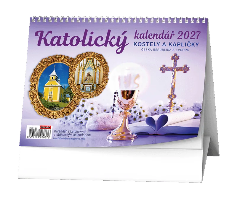 Termék főképe Stolní kalendář - Katolický kalendář /kostely a kapličky/