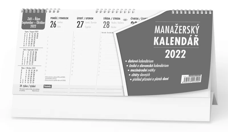 Termék főképe Stolní kalendář - Manažerský kalendář (daně)