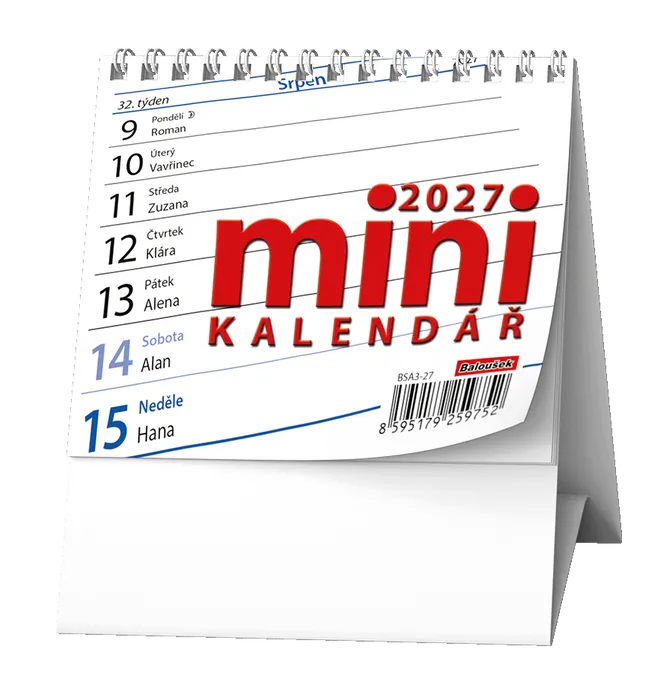 Termék főképe Stolní kalendář - MINI kalendář