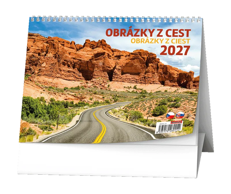 Termék főképe Stolní kalendář - Obrázky z cest