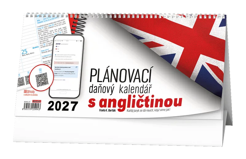Termék főképe Stolní kalendář - Plánovací daňový kalendář s angličtinou