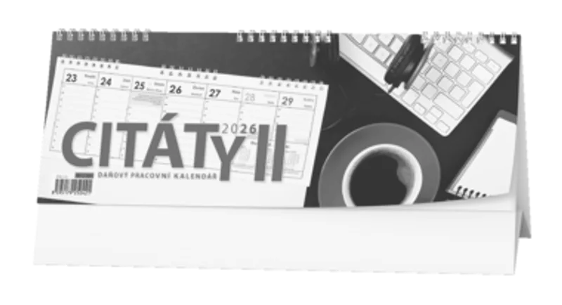 Termék főképe Stolní kalendář - Pracovní kalendář CITÁTY II
