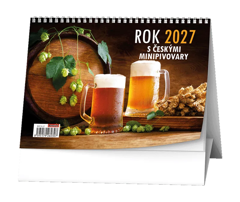 Termék főképe Stolní kalendář - Rok 2027 s českými minipivovary