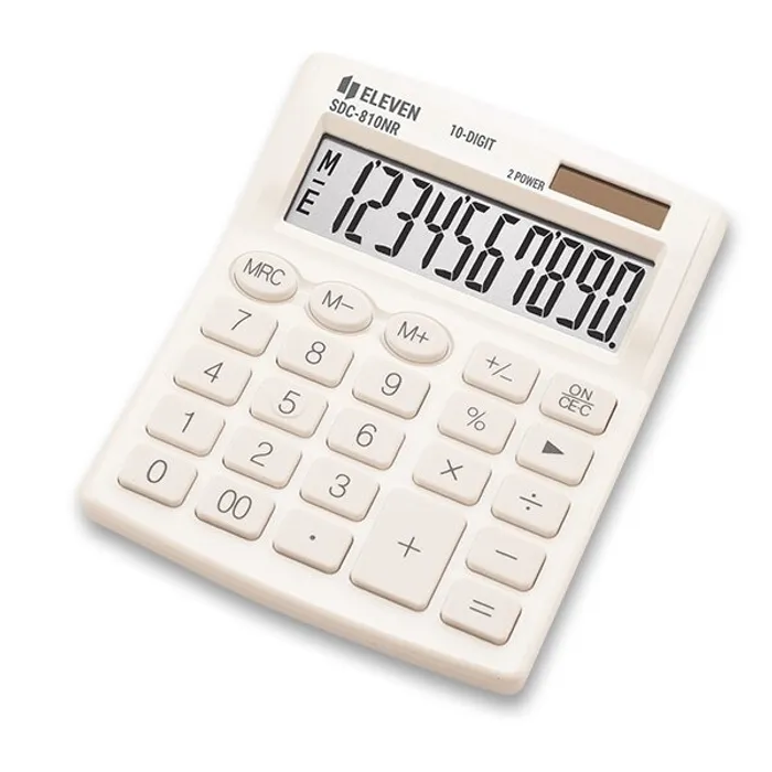 Termék főképe Stolní kalkulátor Eleven 810NR bílá