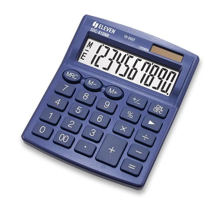 Termék főképe Stolní kalkulátor Eleven 810NR modrá