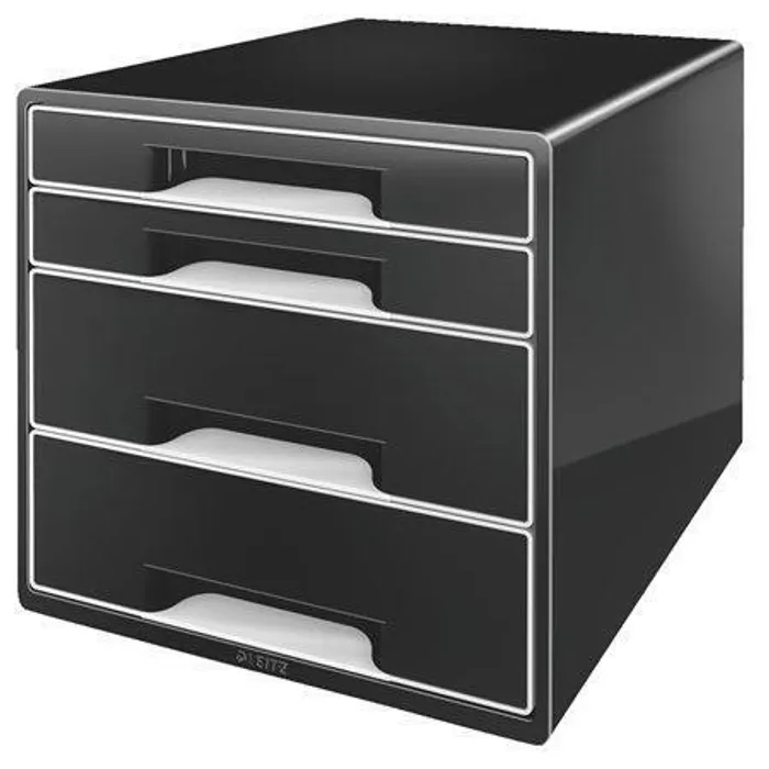 Termék főképe Stolní kostka Leitz B&W, 4 zásuvky, černá