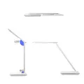 Stolní LED lampa s bezdrátovým nabíjením, stmívatelná, černá, 5V/9V, micro USB, USB výstu