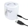 Következő termékkép Asztali élező "PS12-USB", fehér, 2 lyuk, akkumulátor/USB, RAPESCO