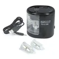 Következő termékkép Asztali élező "PS12-USB", fekete, 2 lyuk, akkumulátor/USB, RAPESCO