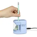 Következő termékkép Asztali élező "PS12-USB", világoskék, 2 lyuk, akkumulátor/USB, RAPESCO