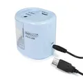 Következő termékkép Asztali élező "PS12-USB", világoskék, 2 lyuk, akkumulátor/USB, RAPESCO