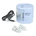 Következő termékkép Asztali élező "PS12-USB", világoskék, 2 lyuk, akkumulátor/USB, RAPESCO