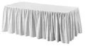 Asztalszoknya (PAP-Airlaid) PREMIUM fehér 72cm x 4m [1 db]