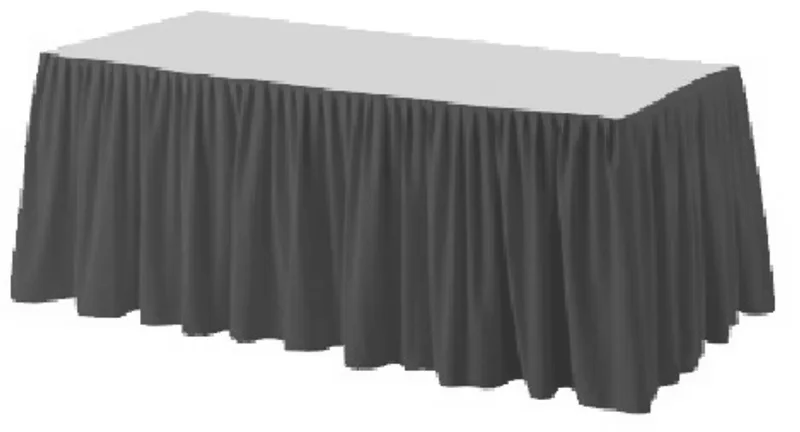 Termék főképe Stolová sukýnka PREMIUM 4 m x 72 cm tmavě zelená [1 ks]