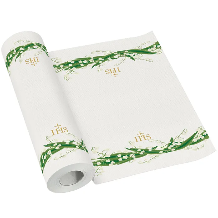 Termék főképe Středový pás PAW AIRLAID 40 cm x 24 m White flowers
