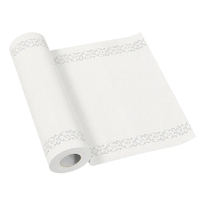 Termék főképe Středový pás PAW AIRLAID 40cm x 24m Elegant Frame Silver