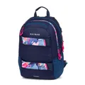 Diák hátizsák + tok OXY Sport Flowers Blue