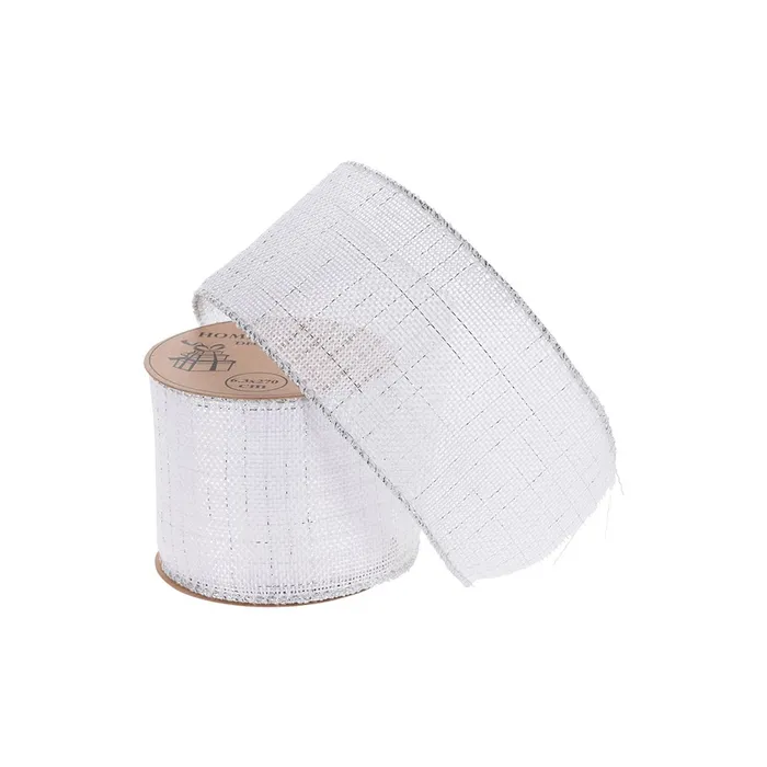 Termék főképe Stuha dekorační, šířka 63 mm - bílá [1 ks]