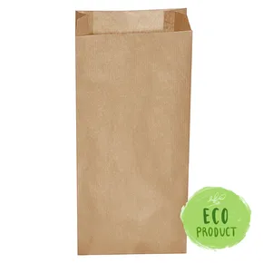 Papírzacskó oldalredős barna 20+7 x 43 cm `5kg` [500 db]