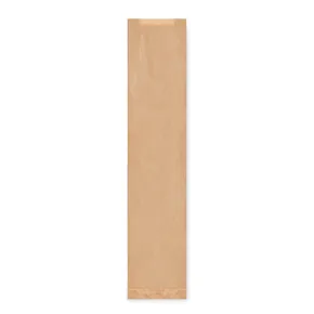 Papírzacskó oldalredős barna 12+5 x 59 cm `Baguette` [1000 db]
