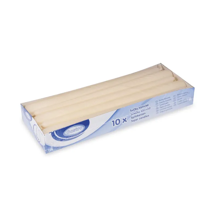 Termék főképe Svíčka kónická 245 mm béžová [10 ks]