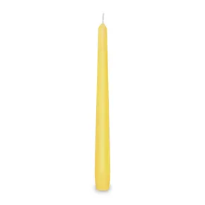 Kúpos gyertya sárga átmérő 23 x 245 mm [10 db]